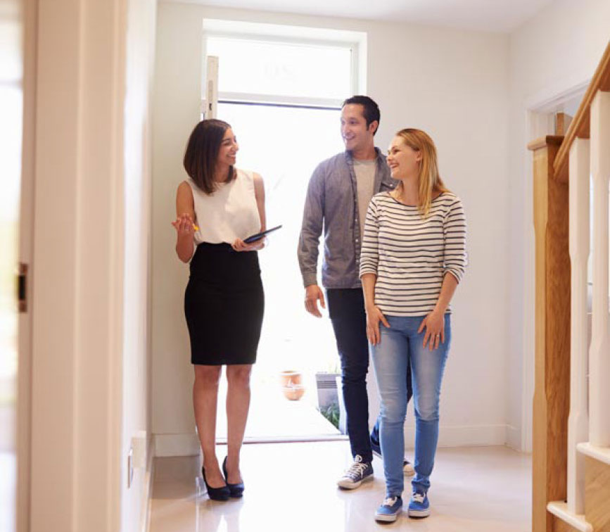 realtor and couple